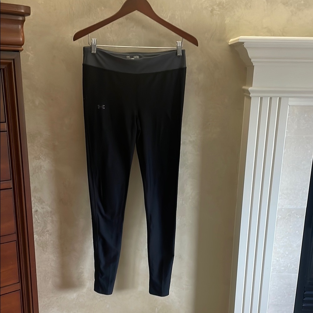 Under Armour Black and Gray Athletic Leggings